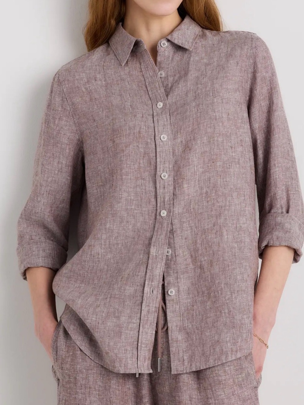 Quince 100% European Linen Long Sleeve Shirt